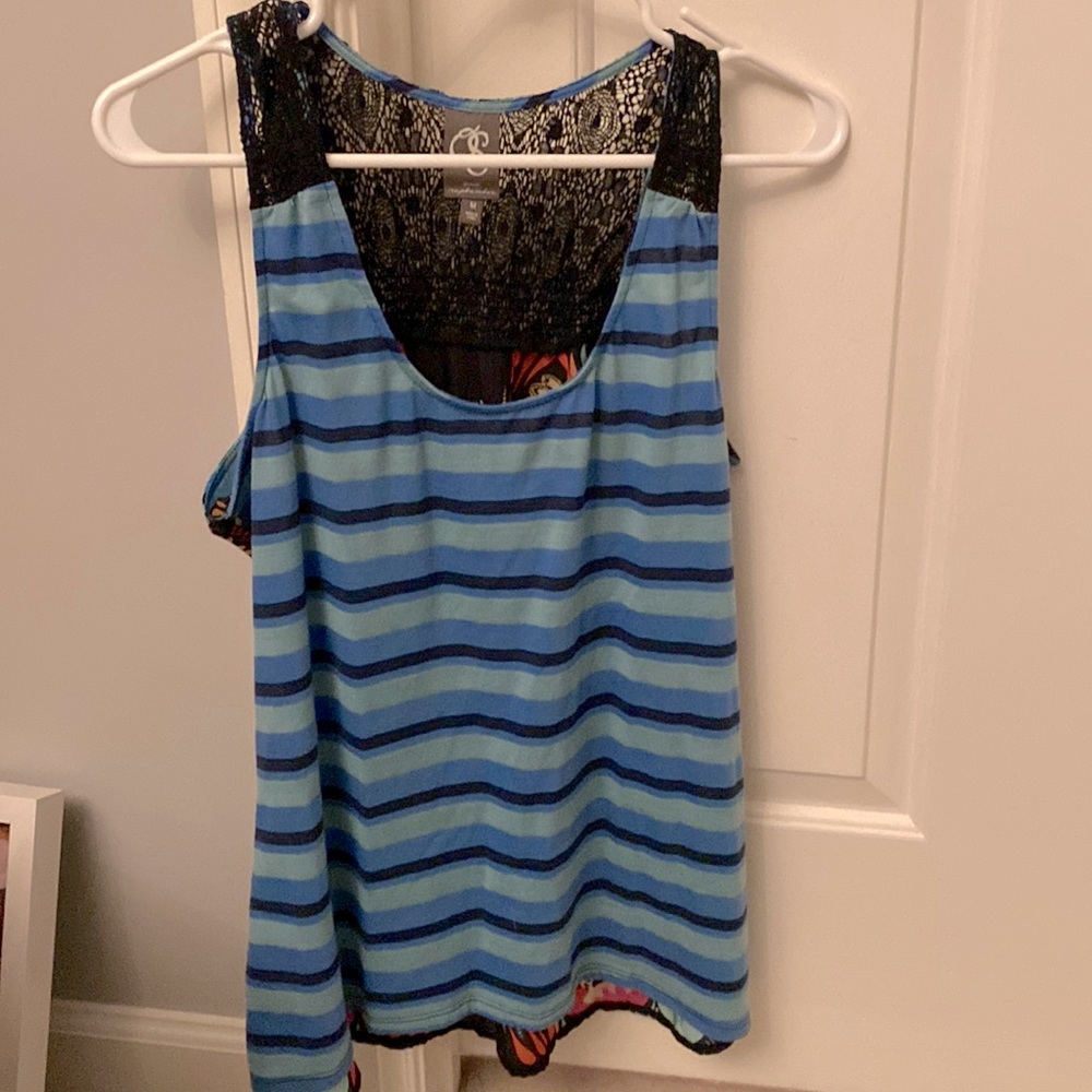 Mixed media tank from Anthro, size M